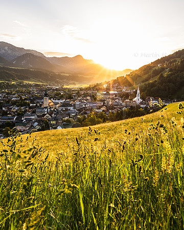 Sommer-Sonnenaufgang in Schladming