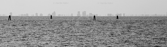 Grado - Blick über das Meer in Richtung Westen