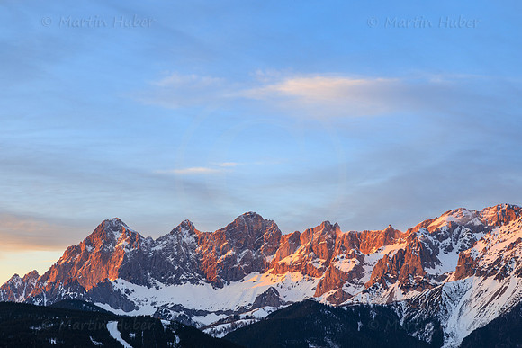 Wetter, Dachstein in der Abendsonne