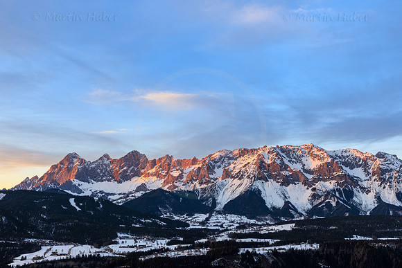 Wetter, Dachstein in der Abendsonne