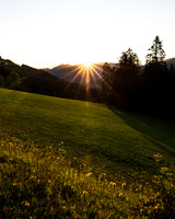Sonnenuntergang in Rohrmoos
