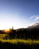 Sonnenuntergang in Rohrmoos
