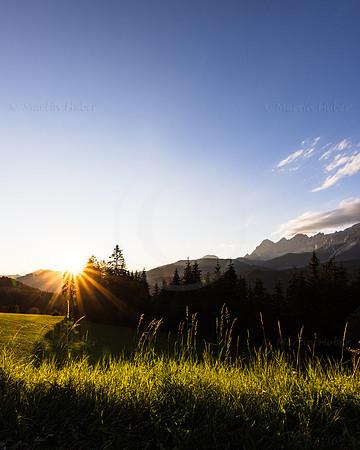 Sonnenuntergang in Rohrmoos