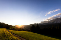 Sonnenuntergang in Rohrmoos