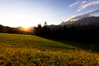 Sonnenuntergang in Rohrmoos