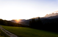 Sonnenuntergang in Rohrmoos