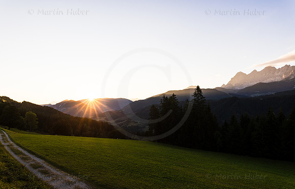 Sonnenuntergang in Rohrmoos