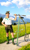 Hochradfahrer Franz Seggl