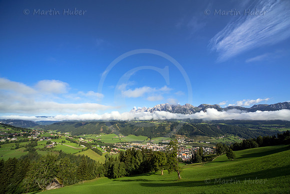 Rohrmoos, Schladming, Ramsau, Dachstein und erster Herbstnebel