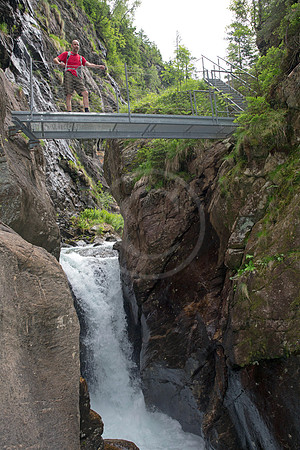 Alpinsteig durch die Hoell