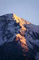 Wetter, Neuschnee, Morgensonne am Dachstein