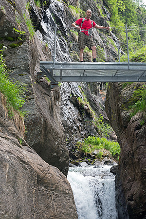 Alpinsteig durch die Hoell
