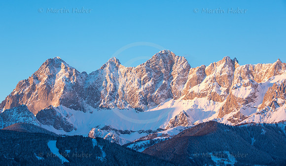 Dachstein im Winter-Abendlicht