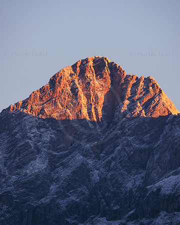 Wetter, Neuschnee, Morgensonne am Dachstein