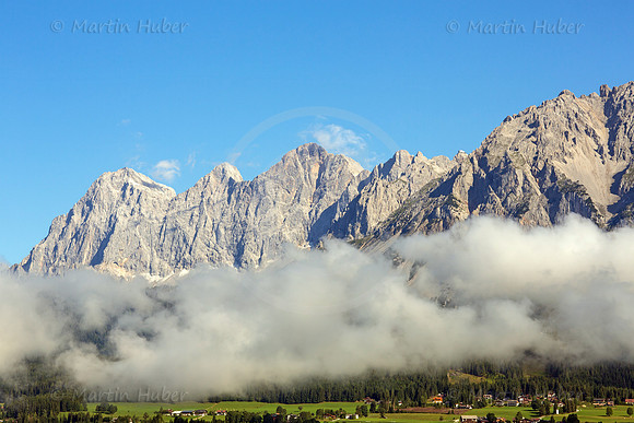 Ramsau, Dachstein und erster Herbstnebel