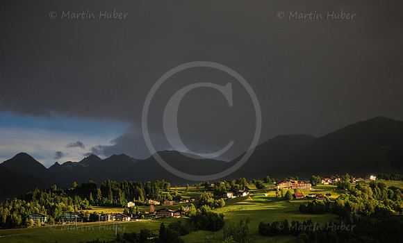 Gewitterwolken über Rohrmoos