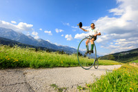 Hochradfahrer Franz Seggl