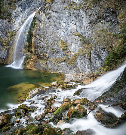 Wasser, Salza Wasserfall