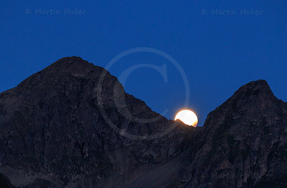Vollmond zwischen Höchstein und Zwiesling