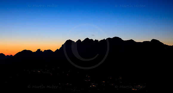 Ramsau und Dachstein im Abendlicht