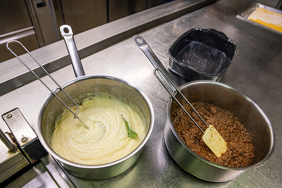 Kulinarik, Hirsch-Lasagne, GrafenWirt Aich