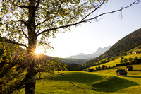 Sonnenuntergang, Untertal und Dachstein