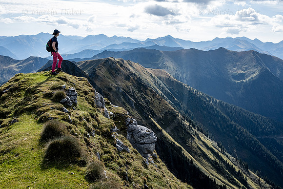 Wanderin auf dem Gumpeneck