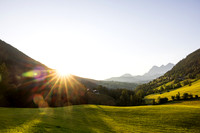 Sonnenuntergang, Untertal und Dachstein