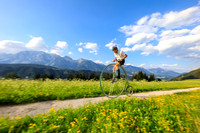 Hochradfahrer Franz Seggl