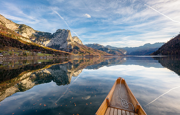 Grundlsee, Spiegelung mit Backenstein