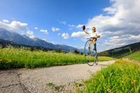 Hochradfahrer Franz Seggl
