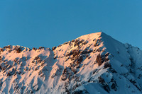 Scheichenspitze im Licht des Sonnenuntergangs