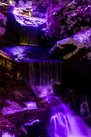 Beleuchtete Talbachklamm, Wanderweg Wilde Wasser, Winter