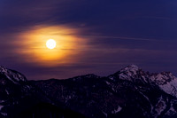 Vollmond-Aufgang Dezember 2023