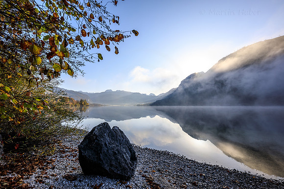 Herbst-Morgenstimmung am Grundlsee