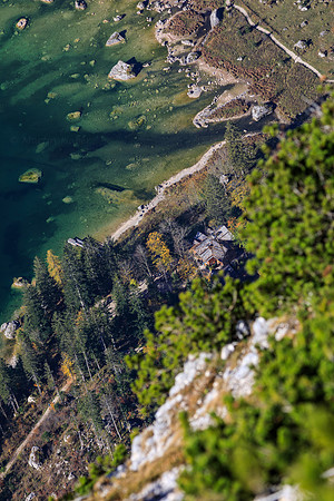 Tiefblick auf die Seewiese am Altausseer See