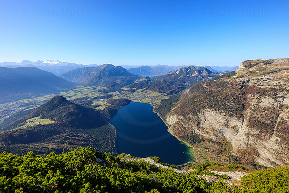 Tiefblick von der Trisselwand zum Altausseer See