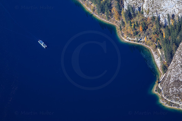 Tiefblick auf den Altausseer See