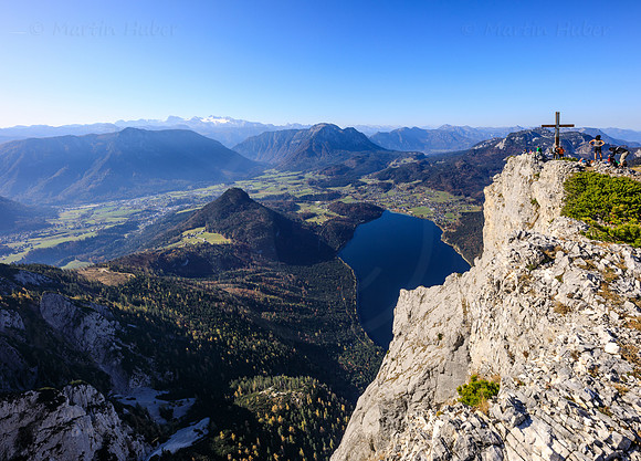 Tiefblick von der Trisselwand zum Altausseer See