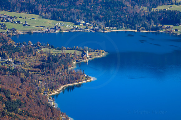 Tiefblick auf den Grundlsee