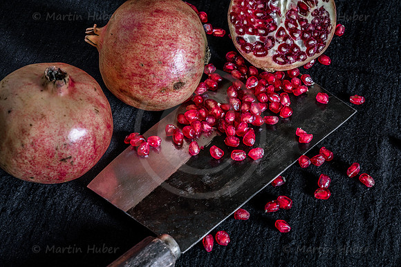 Food-Fotografie, Granatapfel