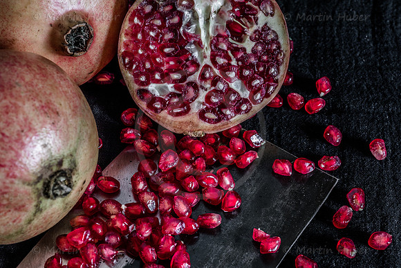 Food-Fotografie, Granatapfel