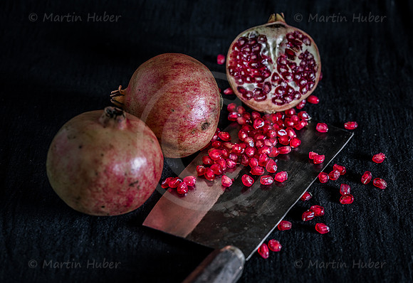 Food-Fotografie, Granatapfel