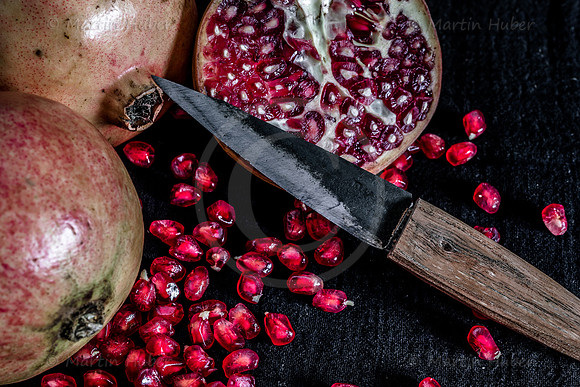 Food-Fotografie, Granatapfel