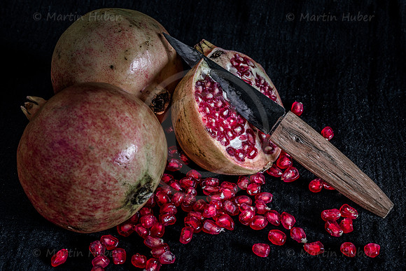 Food-Fotografie, Granatapfel