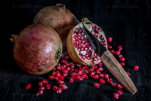 Food-Fotografie, Granatapfel
