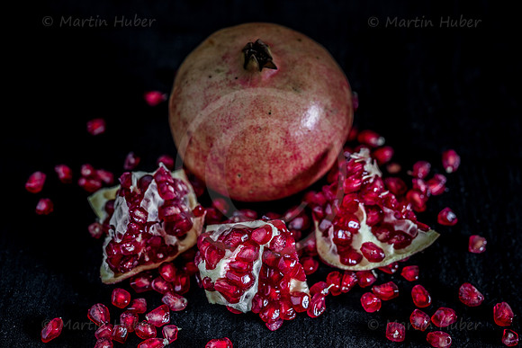 Food-Fotografie, Granatapfel