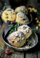 Food-Fotografie, Muffins mit Cashew Cranberry Mix