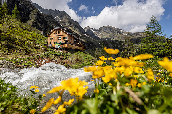 Gollinghütte und Steinriesenbach
