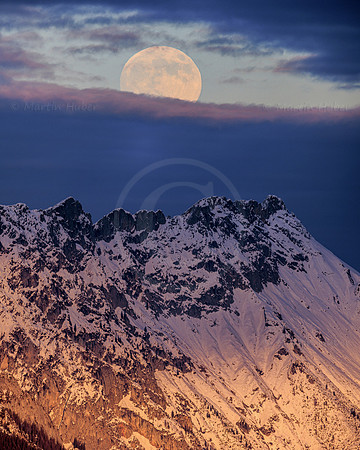 Vollmond und Kammspitz